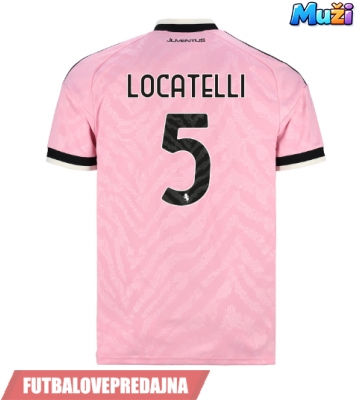 Lacne Muži Futbalové dres Juventus Manuel Locatelli #5 2026-27 Krátky Rukáv - Preč